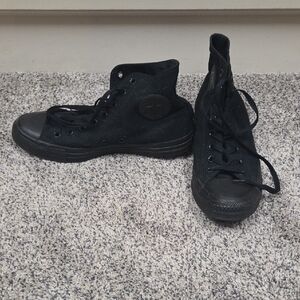Chuck Taylor Converse Black High-Top Sneakers